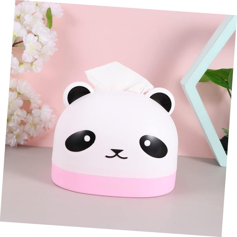 حامل علبة المناديل المحمول من Panda Design للمنزل والمكتب والسفر - Image 4